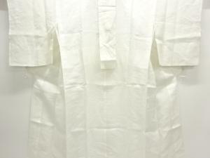 アンティーク　本麻すかし織芝草に桔梗模様長襦袢